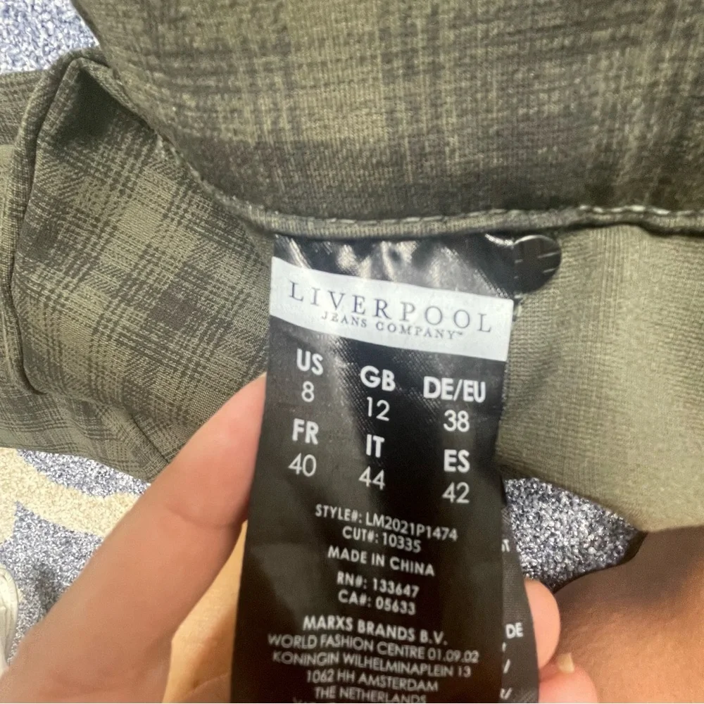 LIVERPOOL Kennedy Printed Skinny Pants SZ 8/29 Stitch Fix - Picture 8 of 8